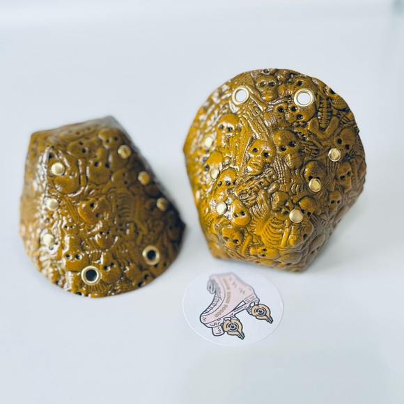 Neon skeleton leather roller skates toe guards    Toe caps for roller skates - Picture 4 of 11